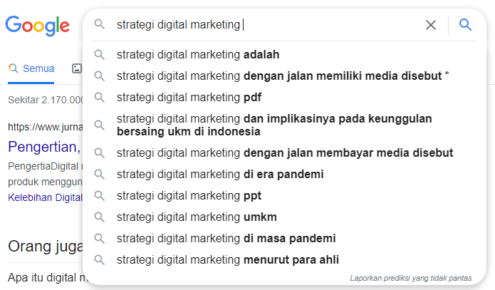 contoh long tail keyword